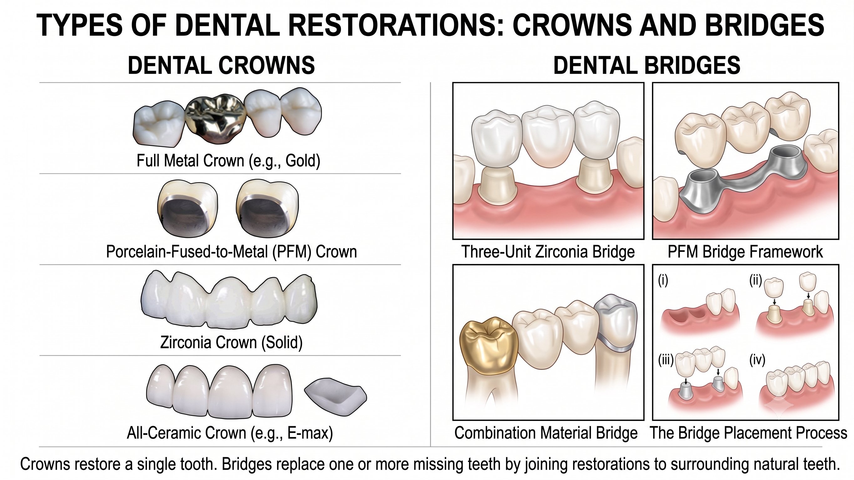 Crowns and Bridges